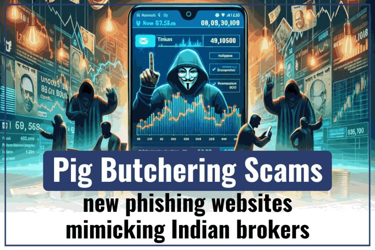 Pig Butchering Scams: new phishing websites mimicking Indian brokers